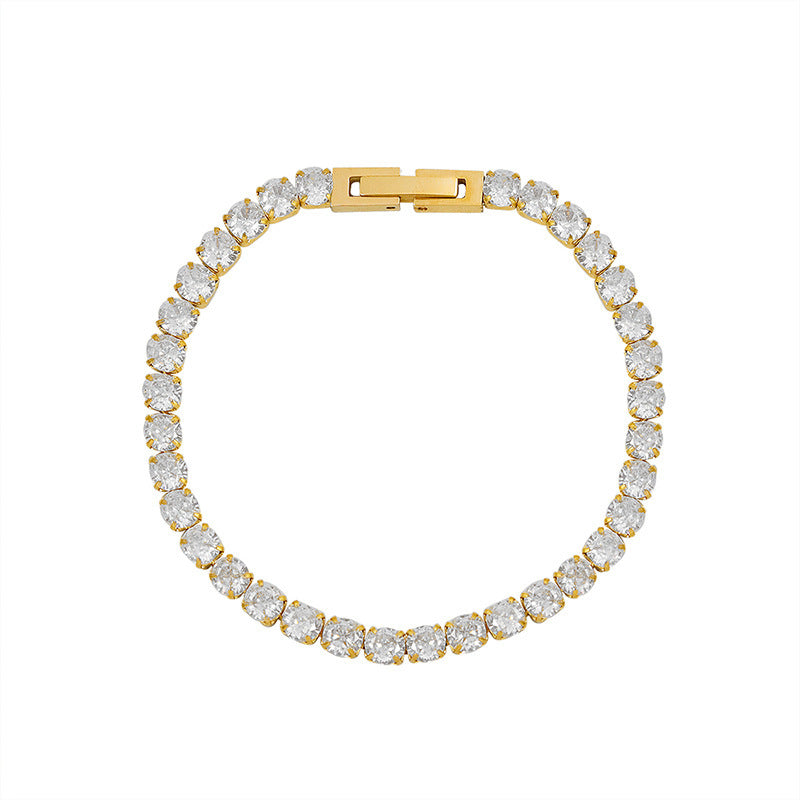 Women's Fashion And Fully-jewelled Zircon Bracelet